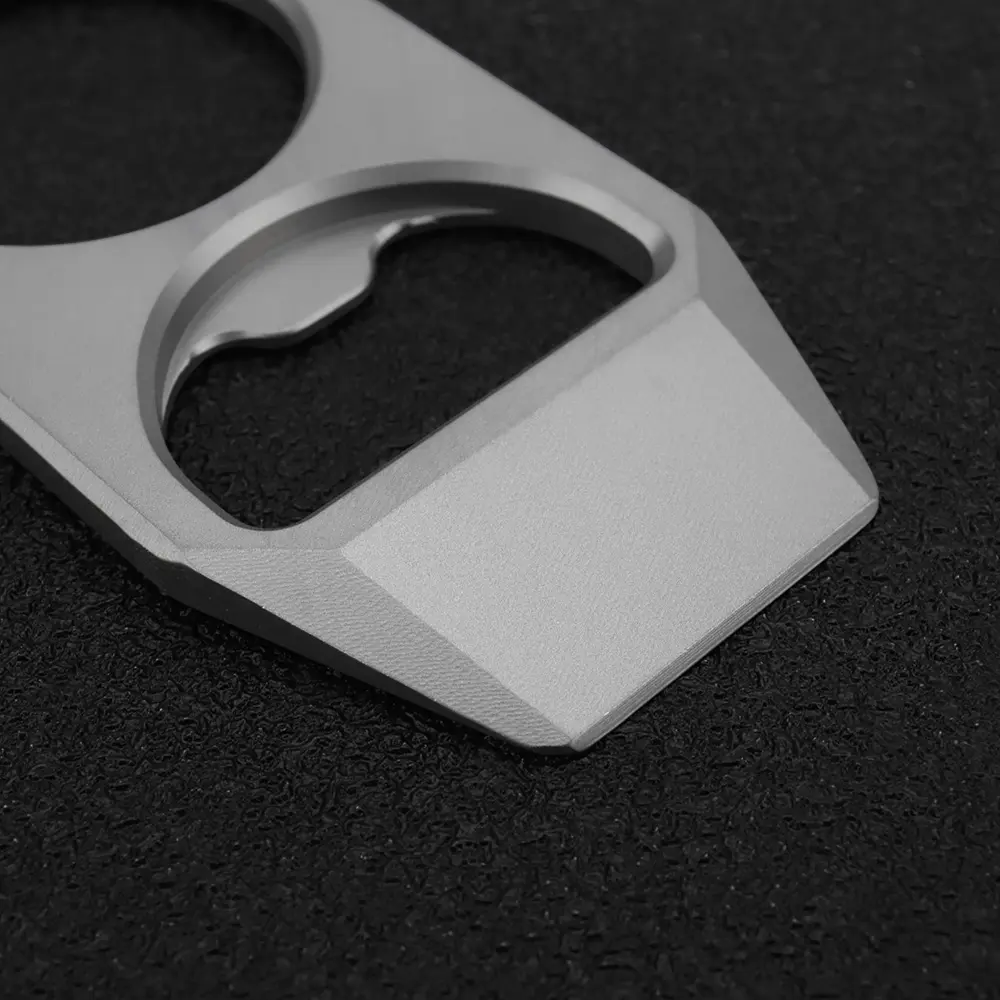 Multi-function Bottle Opener Multifunctional Keychain Titanium Alloy Keyring Pendant Outdoor Tool EDC