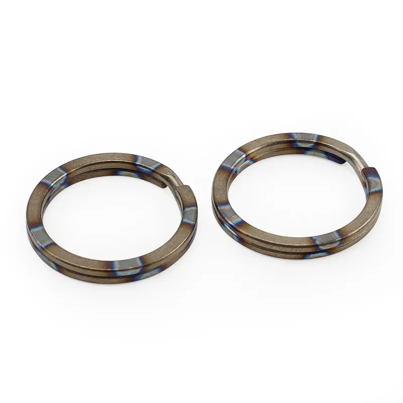 2pcs Titanium Alloy Hanging Ring Outdoor Small Tool  25mm Key Ring Climbing