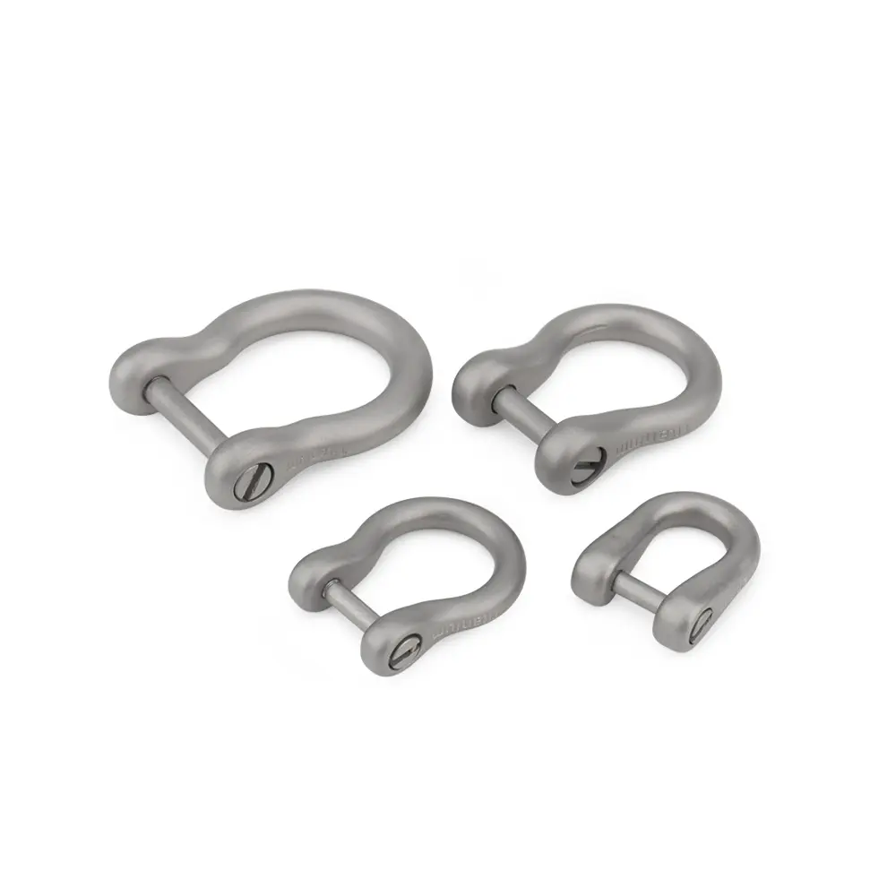 U Shape Titanium Alloy Horseshoe Buckle Detachable Hook Keychain Outdoor Tool EDC