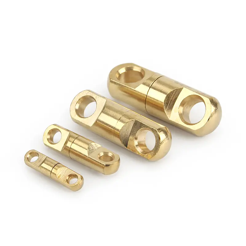3pcs Brass Keychain DIY EDC Key Rotate 360 Degrees Buckle Accessories Key Ring  Outdoor Tool