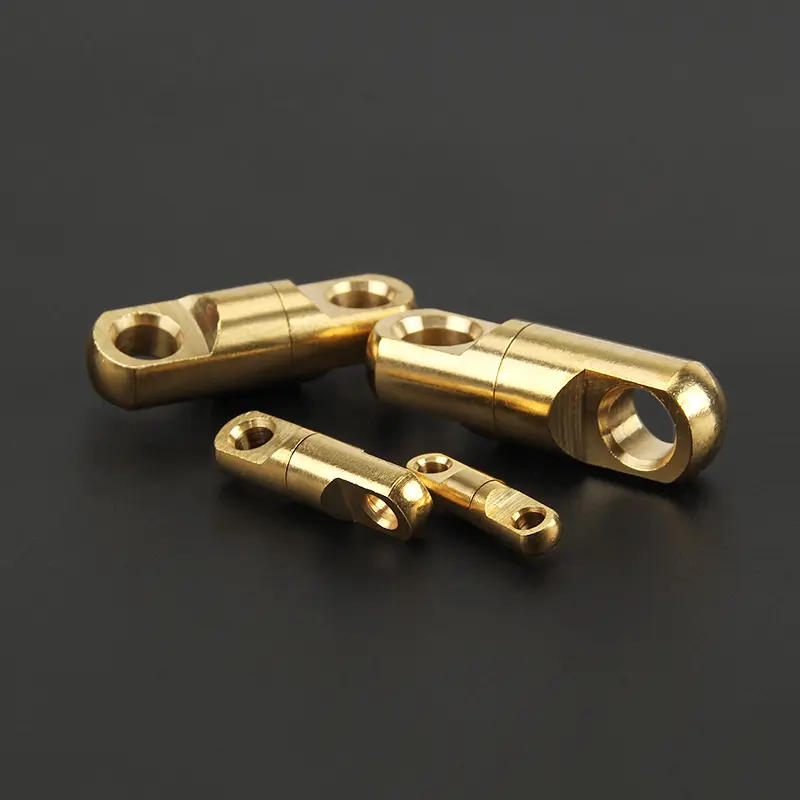 3pcs Brass Keychain DIY EDC Key Rotate 360 Degrees Buckle Accessories Key Ring  Outdoor Tool