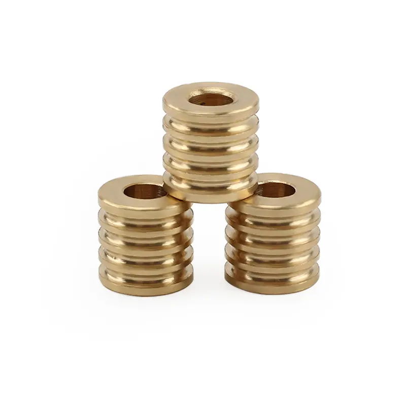 1pc Brass/Titanium Alloy Beads Umbrella Rope Outdoor Copper Lanyard Paracord Bead