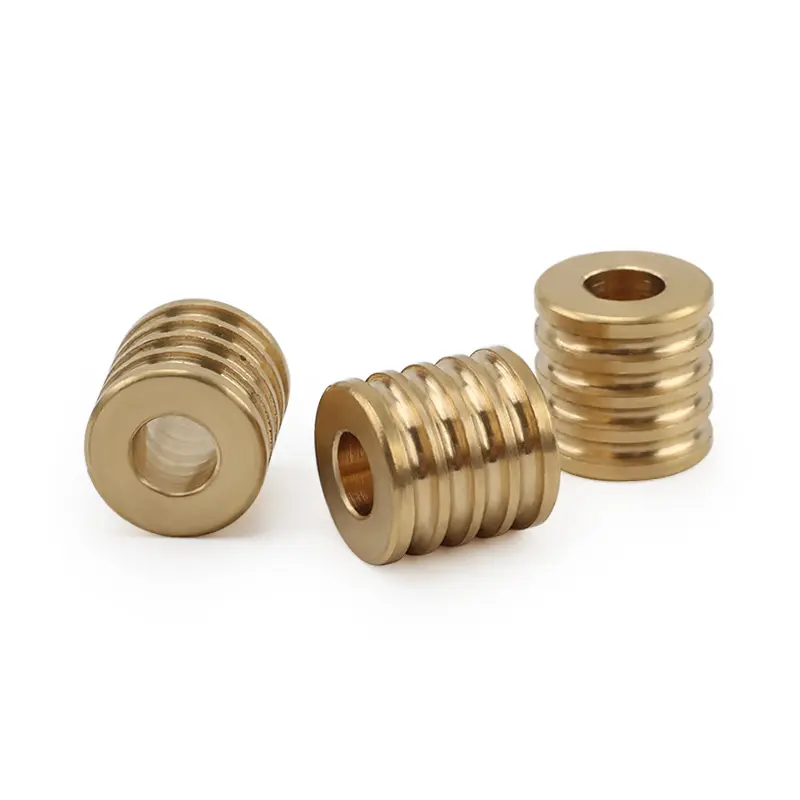 1pc Brass/Titanium Alloy Beads Umbrella Rope Outdoor Copper Lanyard Paracord Bead