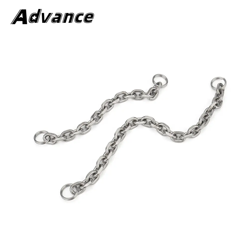 10cm/15cm Short Titanium Alloy Chain DIY Connection Keychain Outdoor Tool EDC