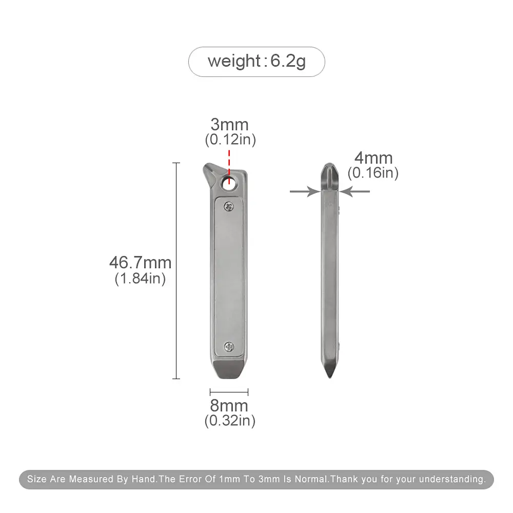 Custom Telephone Keychain Screwdriver Titanium Alloy Plate Keyring Pendant Personalized Phone Outdoor Tool EDC Accessories