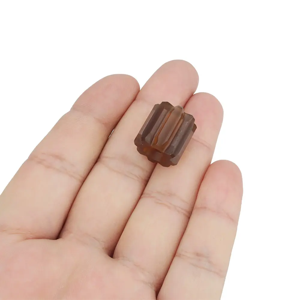 Carved Cylinder Titanium Alloy/PEI Beads DIY Pendant Paracord Bead Keychain Tool Accessories