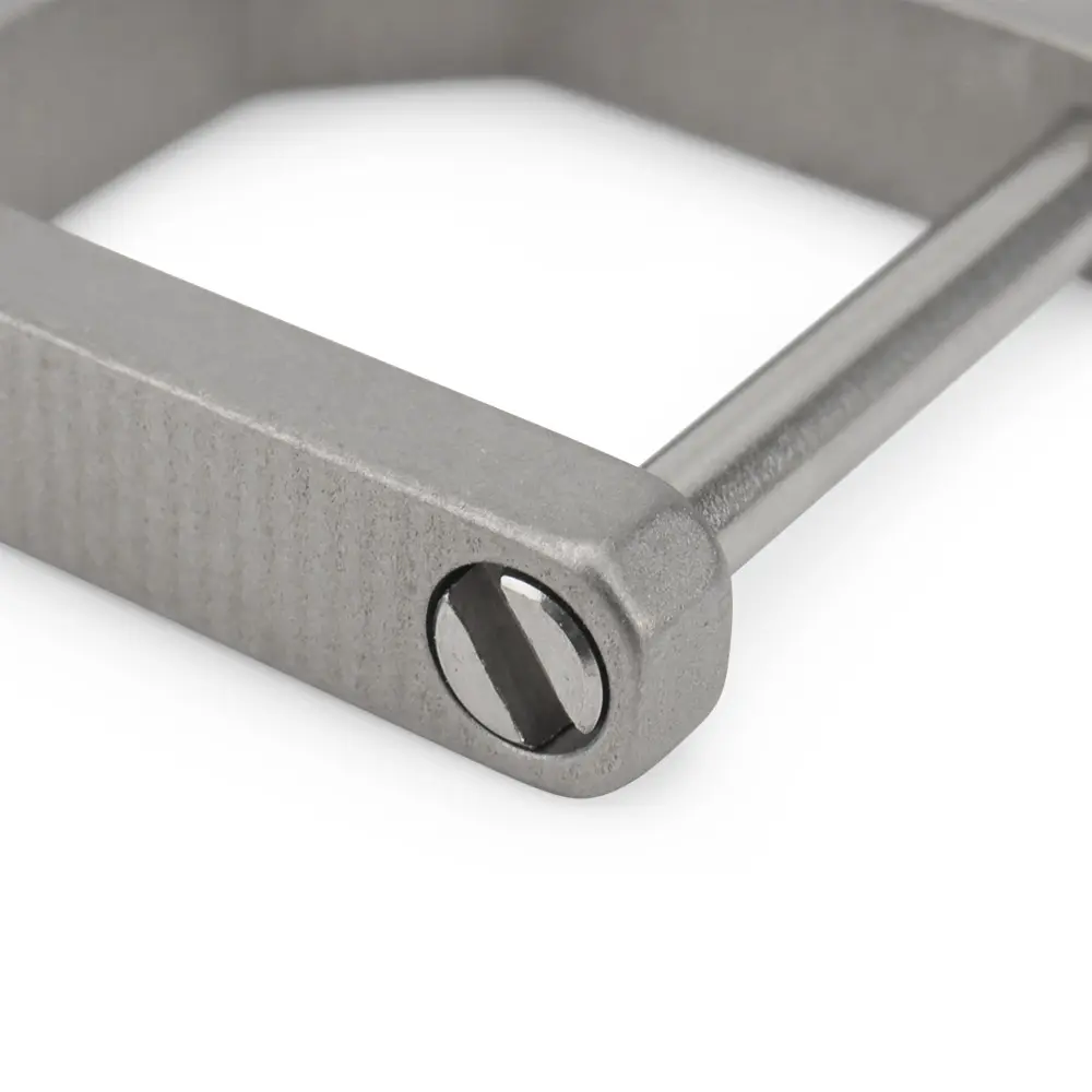 1pc Wire Cutting Titanium Alloy D Shape Buckle Keychain Accessories Horseshoe Buckle Outdoor EDC Tool