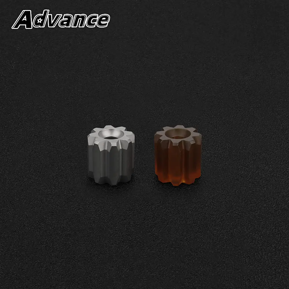 Carved Cylinder Titanium Alloy/PEI Beads DIY Pendant Paracord Bead Keychain Tool Accessories