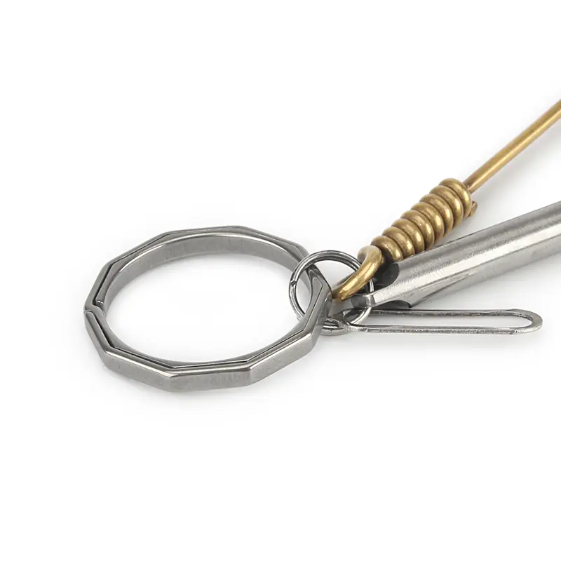 25mm/30mm Titanium Alloy Ring Outdoor Tool Keyring EDC Keychain Accessories