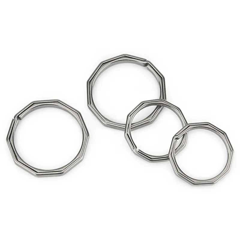 25mm/30mm Titanium Alloy Ring Outdoor Tool Keyring EDC Keychain Accessories