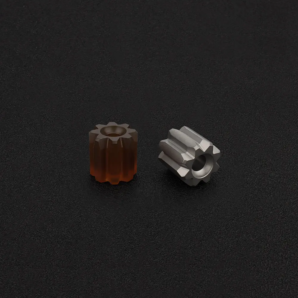 Carved Cylinder Titanium Alloy/PEI Beads DIY Pendant Paracord Bead Keychain Tool Accessories