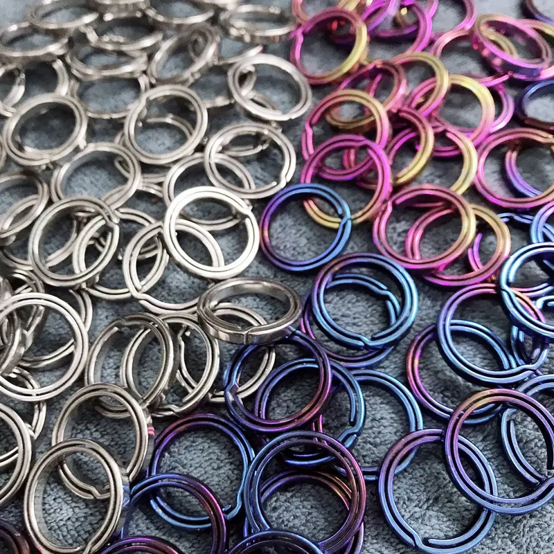 21mm/28mm Titanium Alloy Hanging Ring Outdoor Small Tool Key Ring Mountain Climbing EDC No Rust