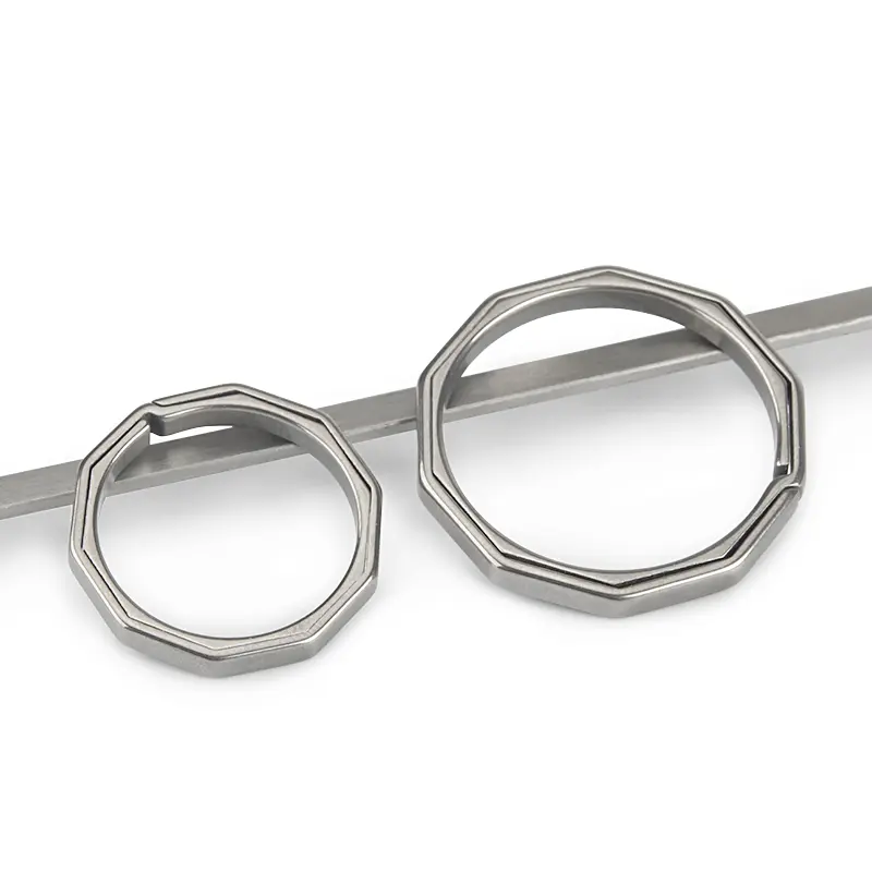 25mm/30mm Titanium Alloy Ring Outdoor Tool Keyring EDC Keychain Accessories