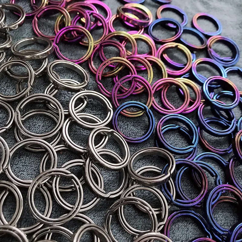 21mm/28mm Titanium Alloy Hanging Ring Outdoor Small Tool Key Ring Mountain Climbing EDC No Rust