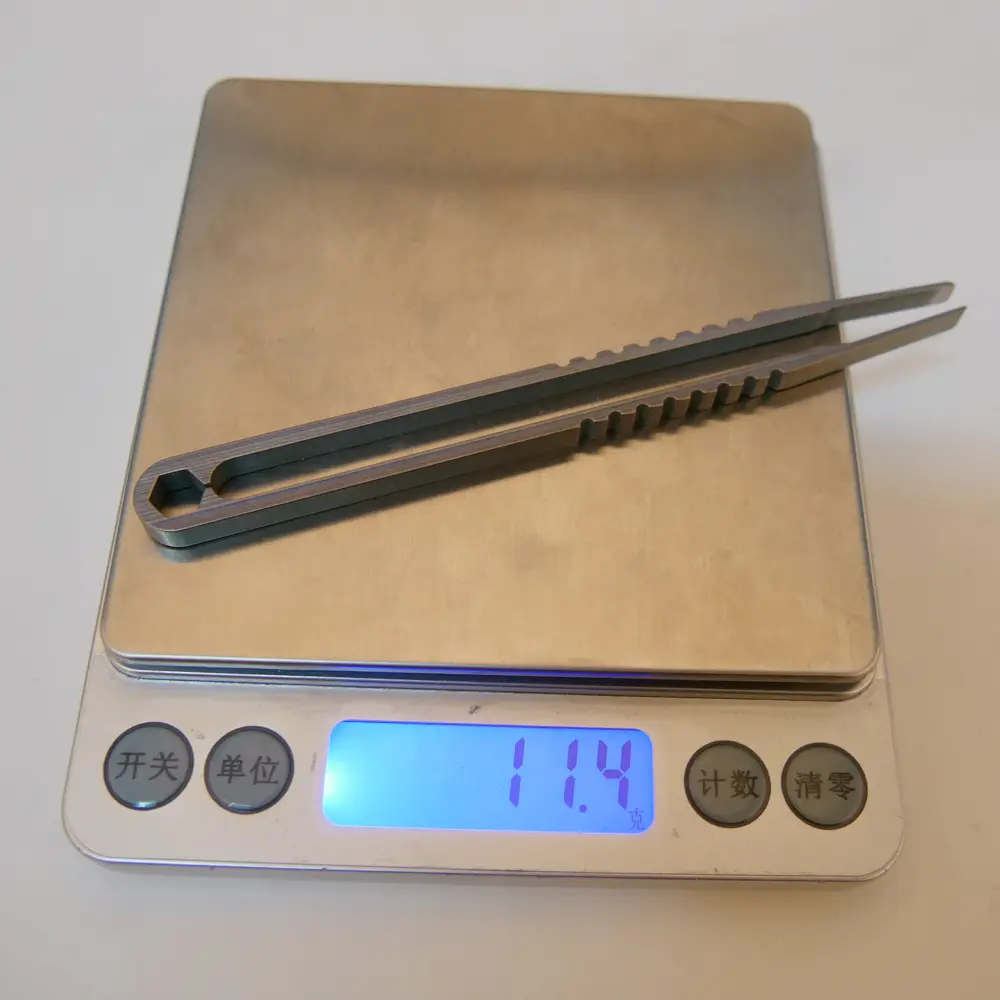 L Titanium Tweezer Big Titanium Alloy Clip Portable Tweezer Nipper EDC Outdoor Tool
