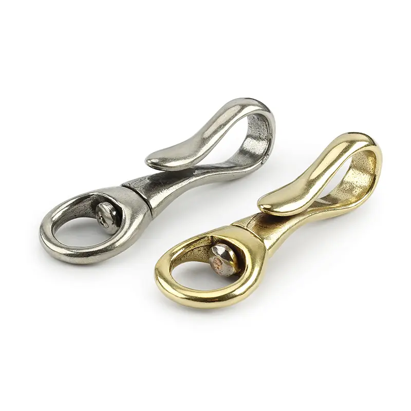 Brass Rotation Key Ring Outdoor Small Tool EDC Buckle All Direction Rotation Key Chain