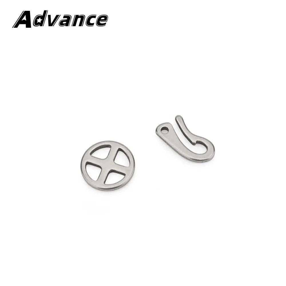 Titanium Alloy Clasp Accessories Hook DIY Buckle Necklace Gadgets Keychain Accessories Multifunctional Outdoor Camping Tool
