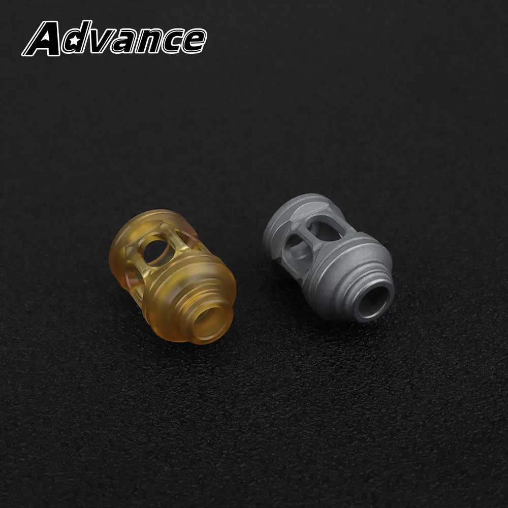 Lantern Shape Titanium Alloy Paracord Bead Keyring Rope Bead Tail Pendant