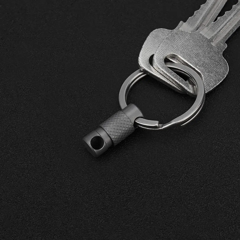 Universal Rotating Keychain Titanium Alloy Buckle Portable Pocket Tool Accessories Outdoor EDC