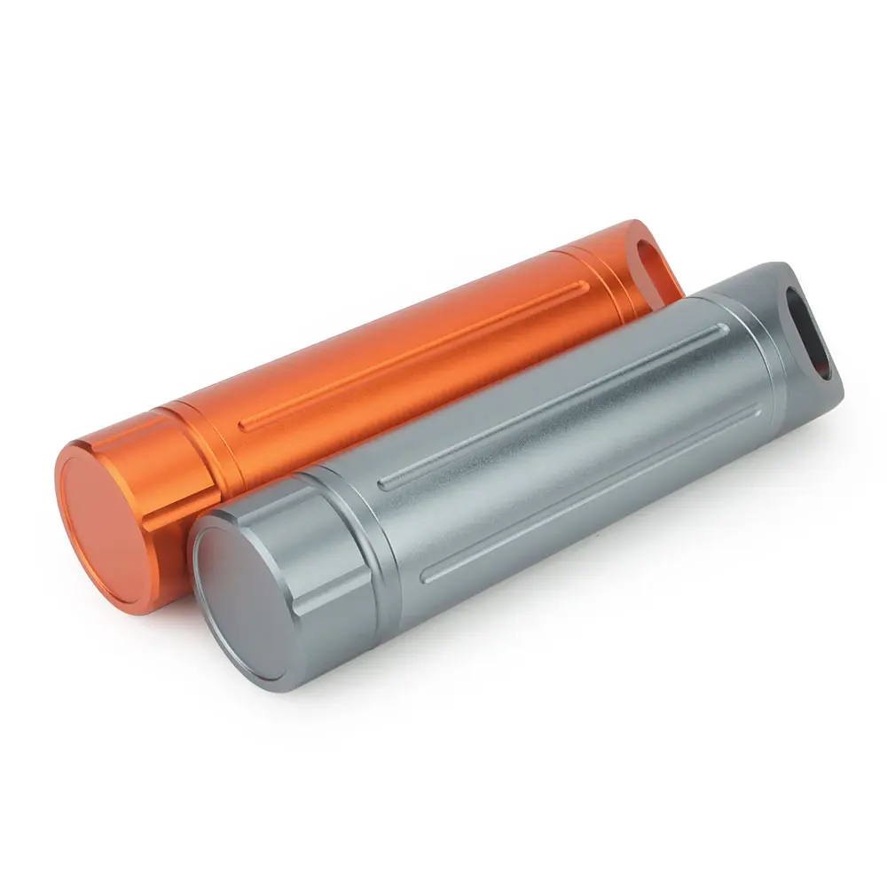 Portable Aluminum Alloy Waterproof Canister Outdoor Pill Bottle Sealed Tank EDC Tool