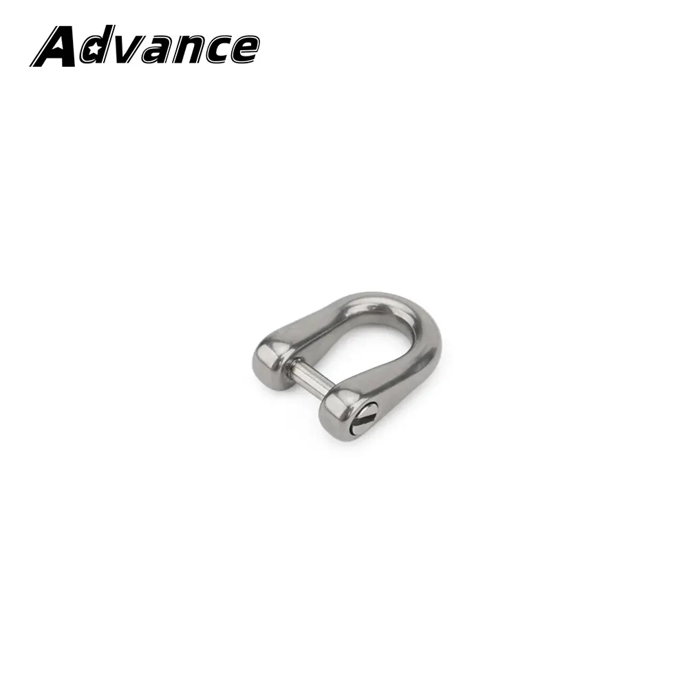 Mini Small Titanium Alloy D Shape Horseshoe Buckle Connect Car Key Chain Buckle Outdoor EDC Tool