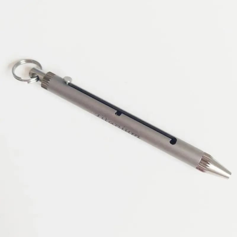 Spring Titanium Toothpick Holder EDC TC4 Titanium Toothpick Multifunction Fruit Fork Outdoor Tool Camping Tool