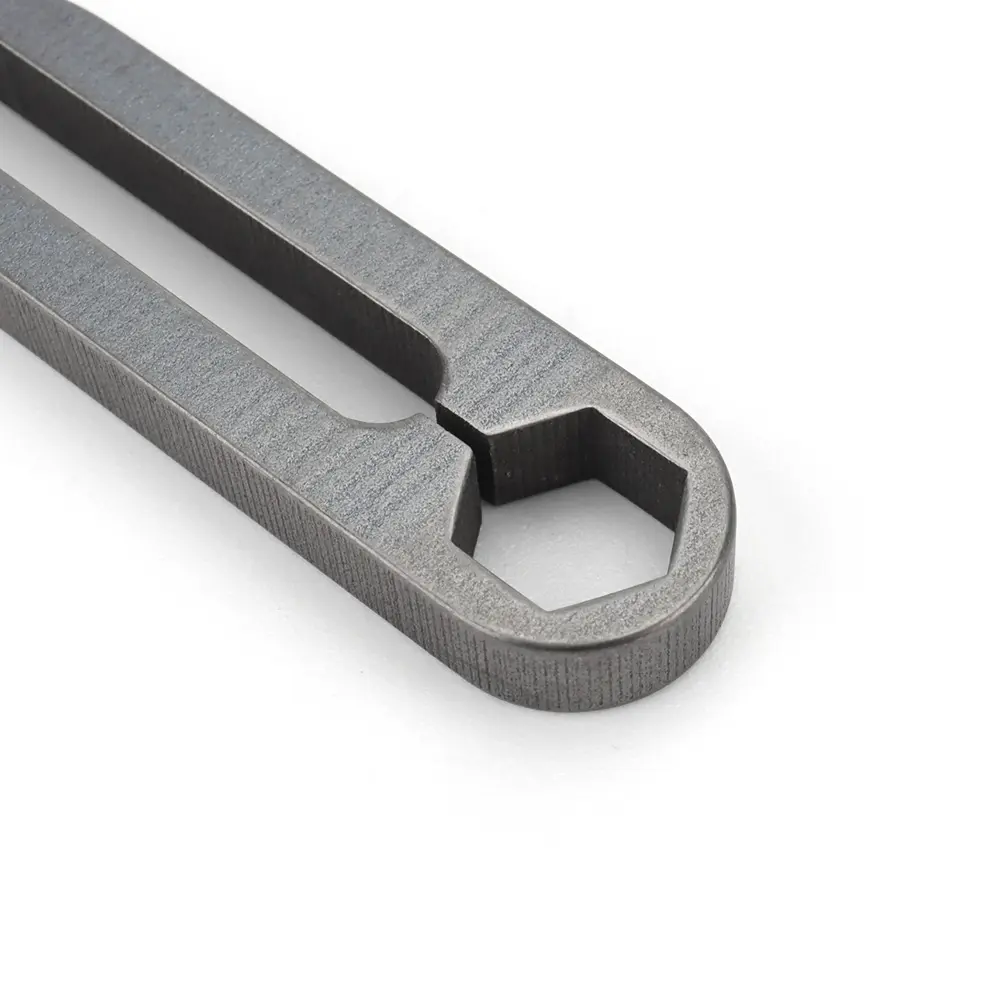 Simple Non-slip Titanium Tweezers Titanium Alloy Clip Portable Tweezer Nipper EDC Outdoor Tool