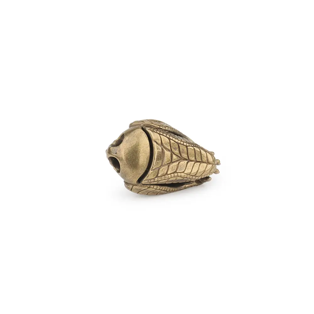 Snake Head Brass Knife Beads Paracord Lanyard Pendant Bead DIY Braided Hand Rope
