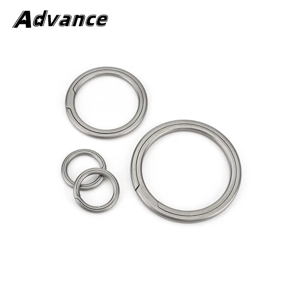 XS/M/L Titanium Alloy Side Push Keychain Titanium Key Ring Accessories Outdoor EDC Tool