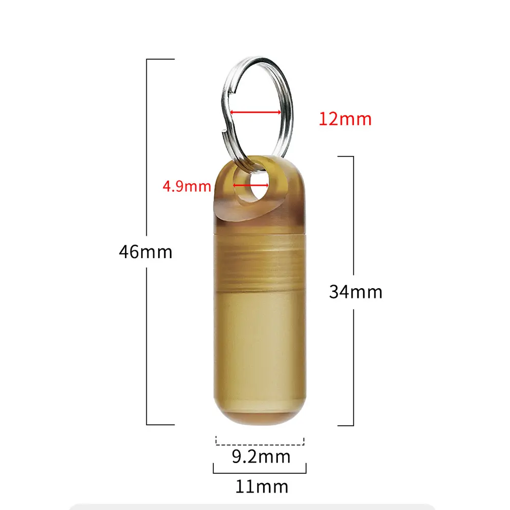 Small PEI Bottle Multifunctional Storage Box Outdoor Tool EDC