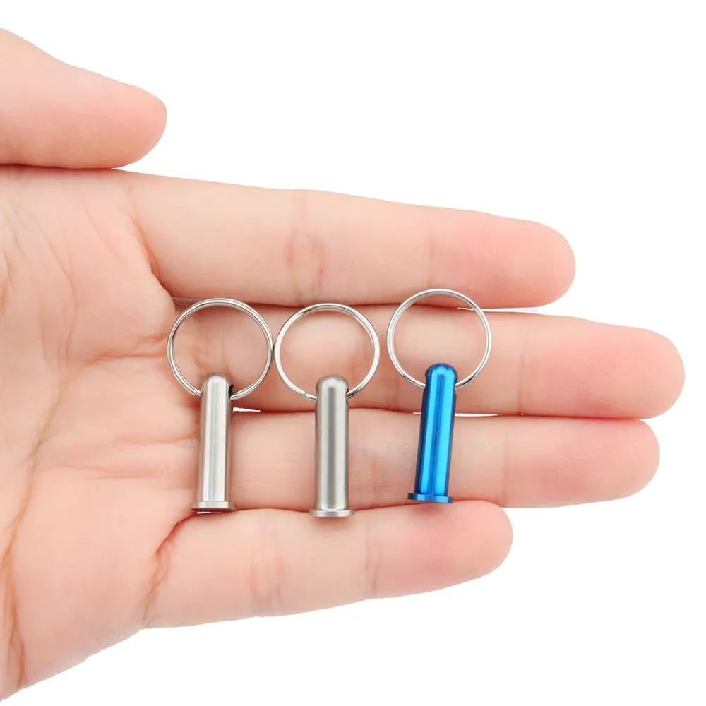 Mini Pendant Accessories Titanium Knife Bead Titanium Alloy Connecting Rod Rope Paracord DIY