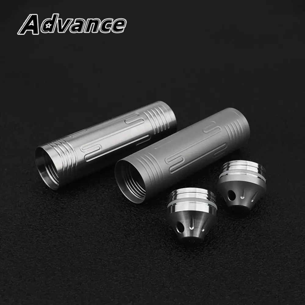 Titanium Alloy Sealed Mini Waterproof Portable Bottle Moisture-proof Storage Box Outdoor Camping EDC Tool