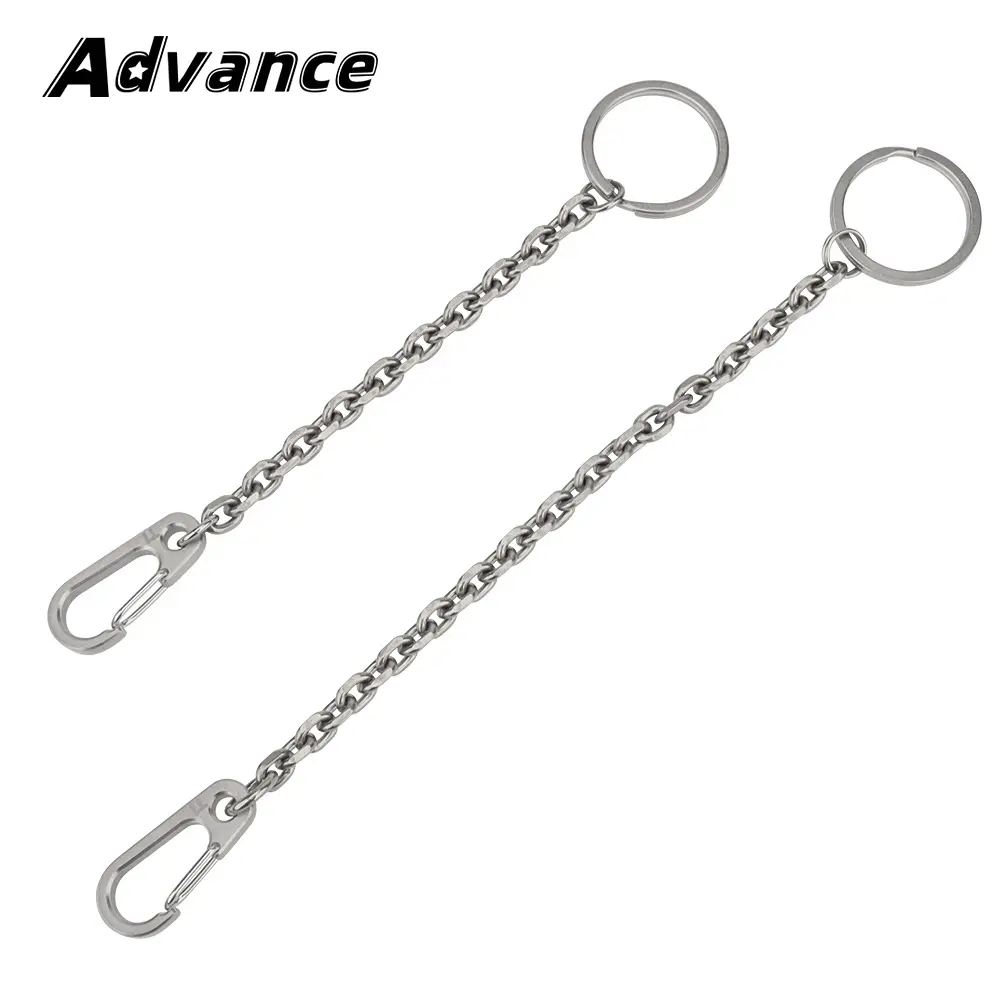 S/L Titanium Keychian Accessories DIY Waist Belt Buckle Titanium Alloy Chain Keyring Outdoor Tool EDC