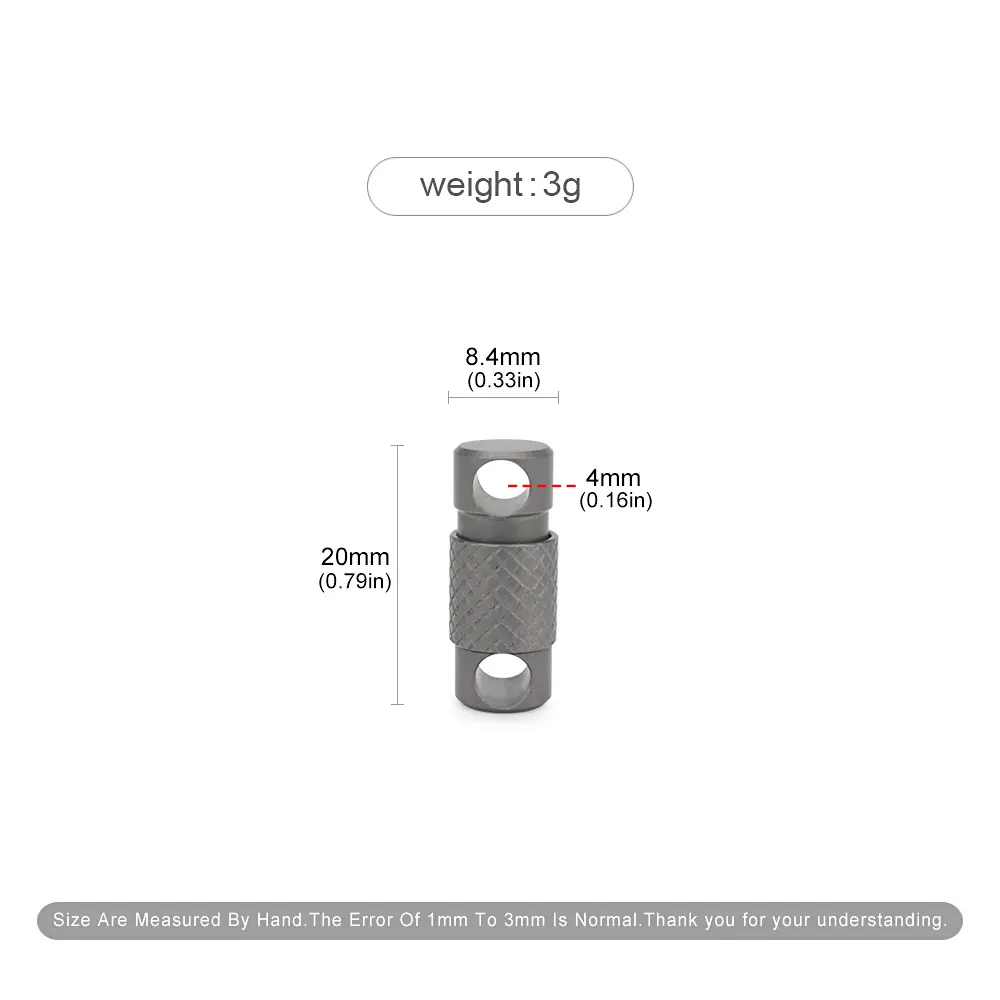 Titanium Alloy Mini Small Keychain 360 Degree Rotation Key Buckle Multi-function Outdoor Tool EDC
