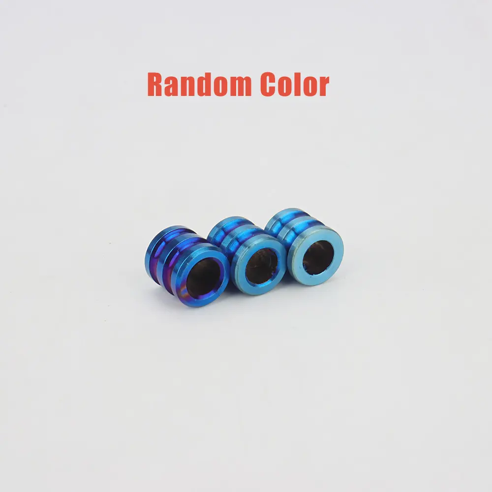 S/L Titanium Alloy Knife Beads Rope Cord EDC Paracord Bead Pendant