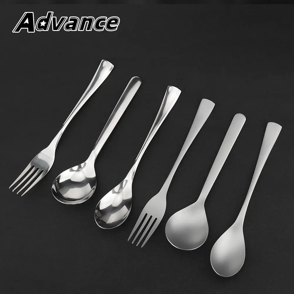 3pcs Titanium Spoon Set Tableware Dessert Picnic Fork Outdoor Kitchen Travel Camping