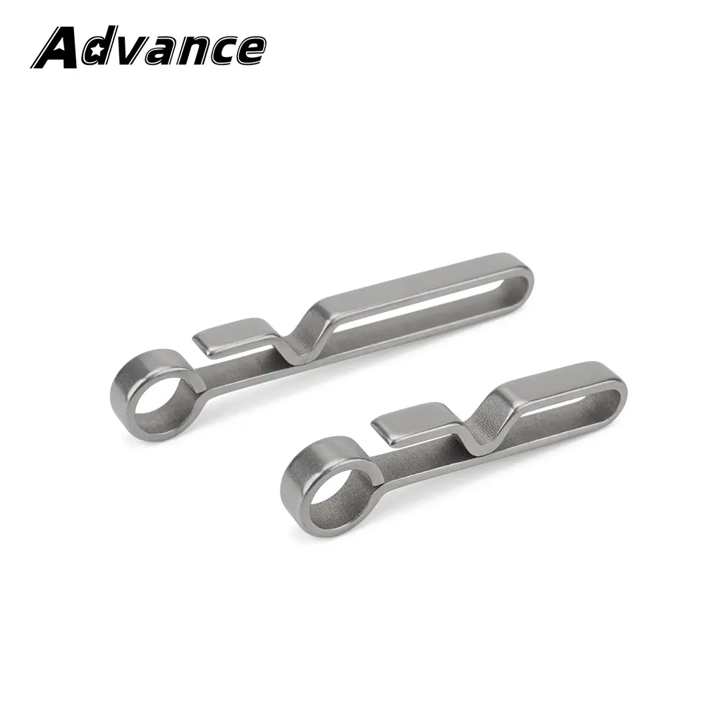 Titanium Alloy Ring Belt Buckle EDC Outdoor Tool Keychain Accessories