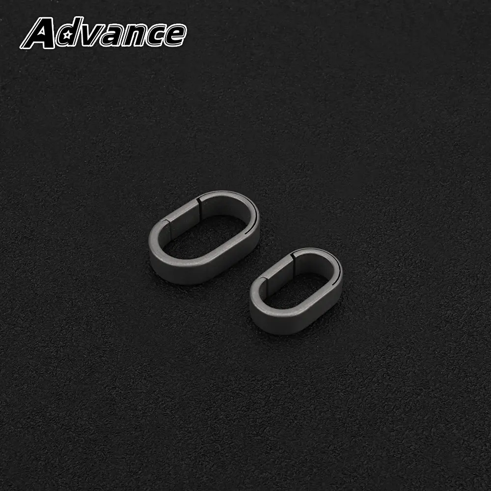 S/L Titanium Alloy Mini Keychain Accessories Small Key Ring Waist Buckle Multifunctional Outdoor EDC Tool