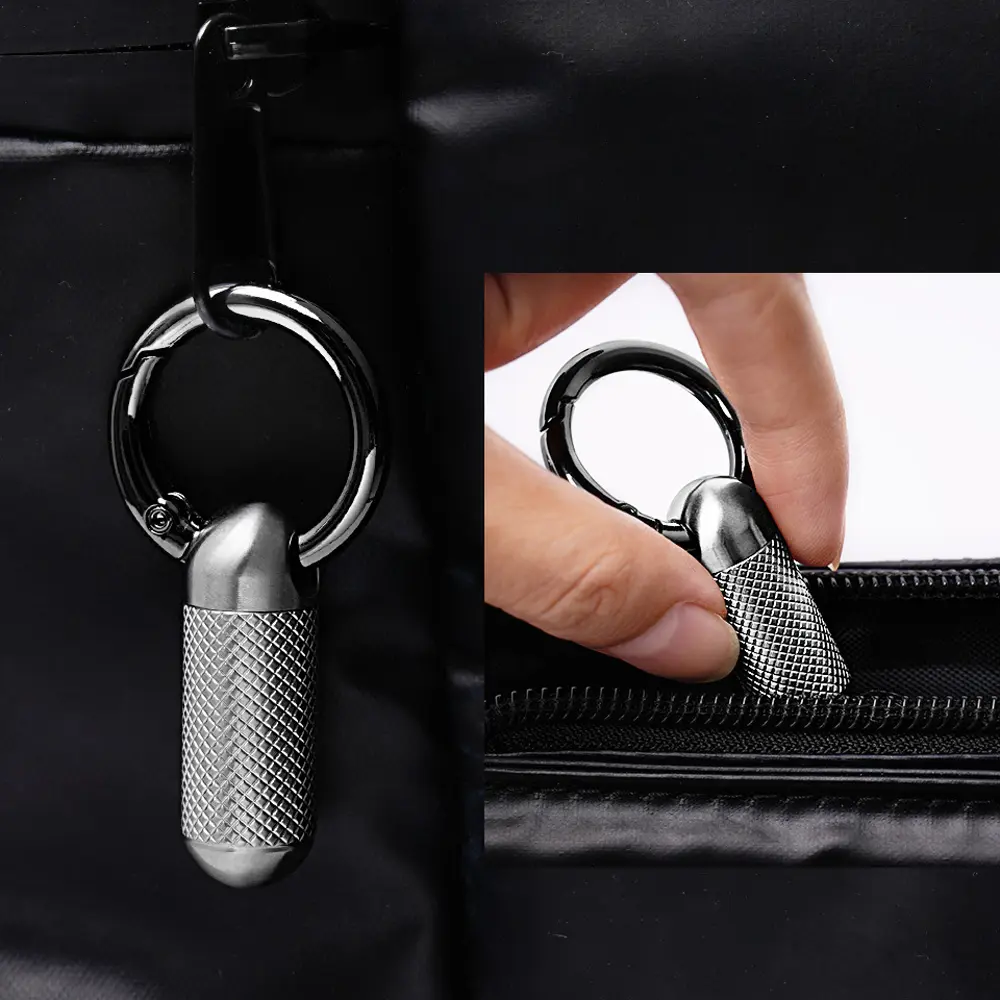 Small Bottle Keychain Accessories Titanium Alloy Waterproof Seal Storage Bottle Portable Outdoor Tool EDC