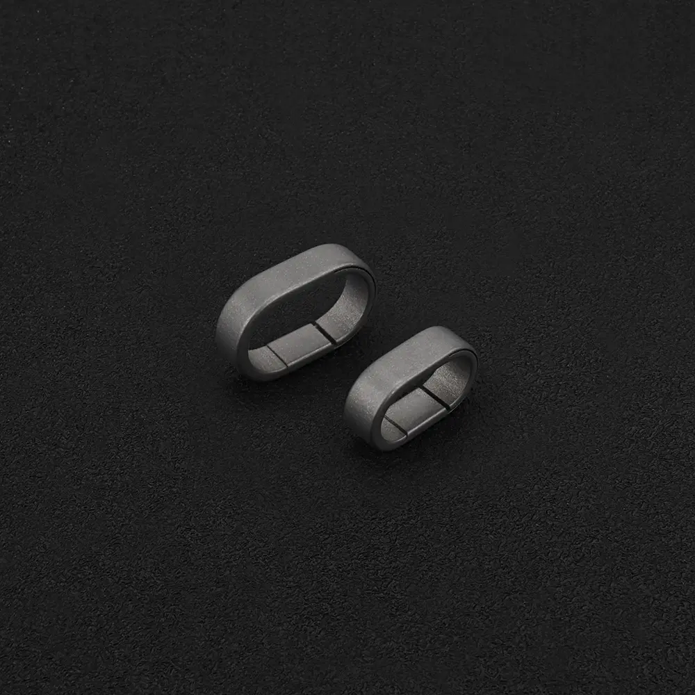 S/L Titanium Alloy Mini Keychain Accessories Small Key Ring Waist Buckle Multifunctional Outdoor EDC Tool