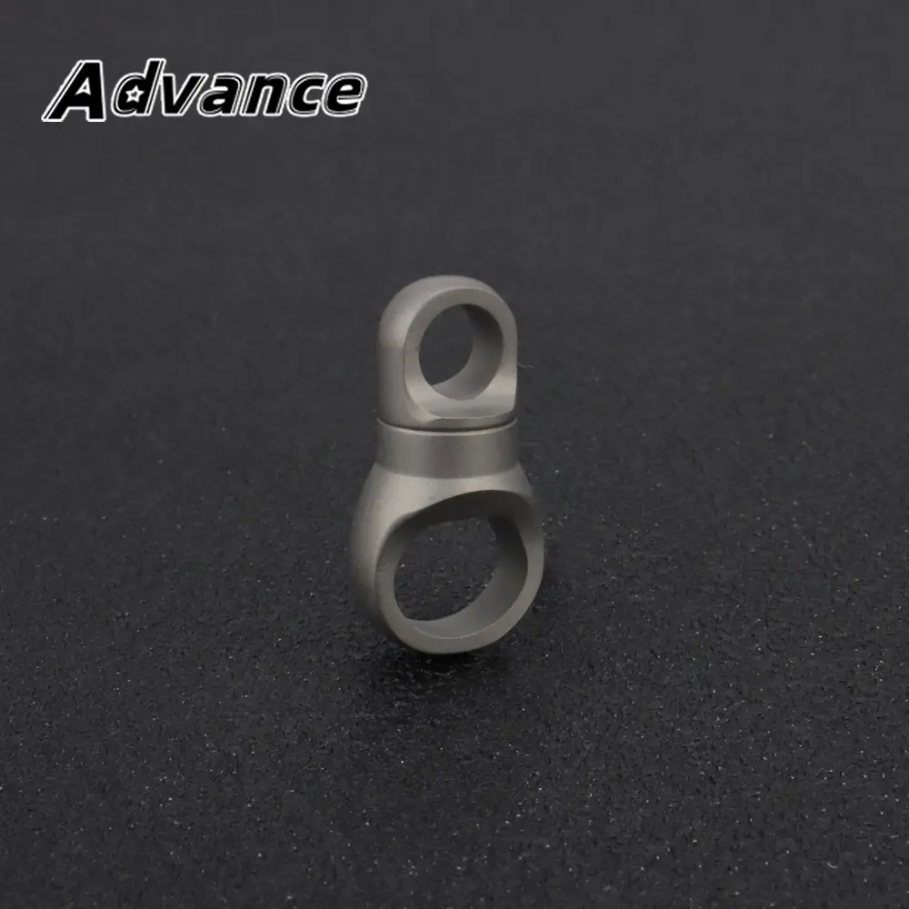 Titanium Alloy Connecting Buckle Rotary Keychain EDC Outdoor Tool