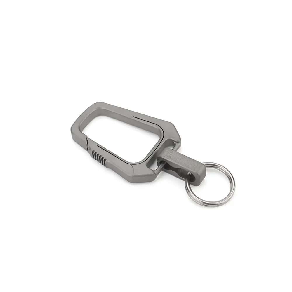 Creative Titanium Alloy Key Chain Buckle Outdoor EDC Tool Keyring Accessories