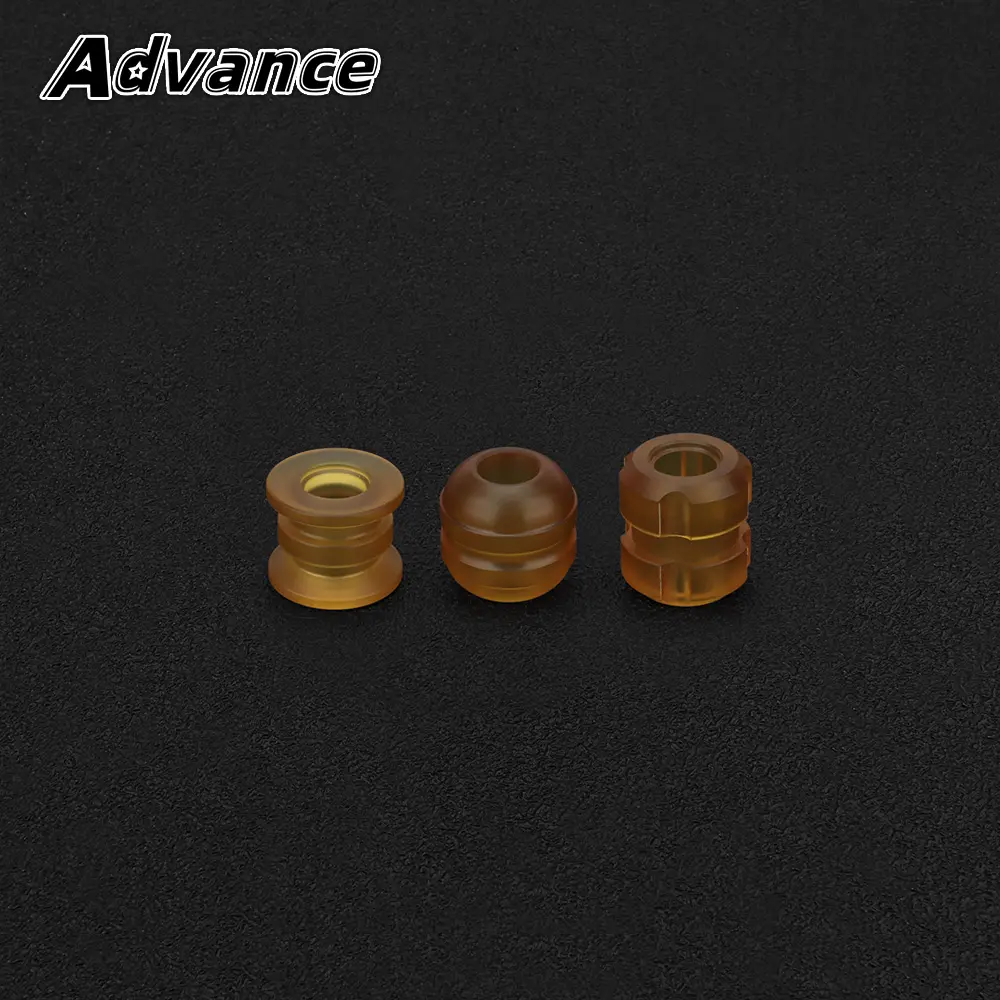 DIY Brown Resin Bead Paracord Umbrella Rope Beads Outdoor EDC Key Chain Accessories