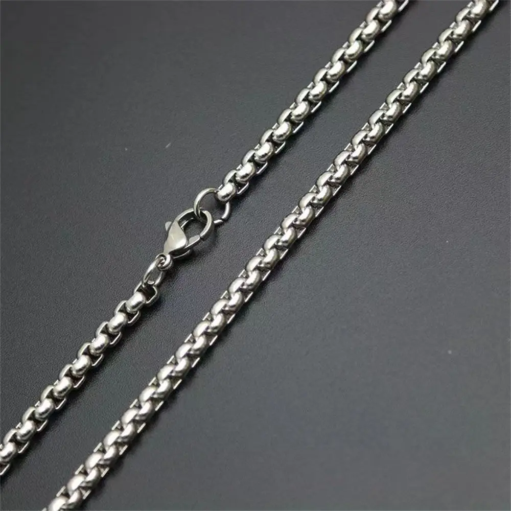 500/550mm Titanium Alloy Short Chain Necklace Chain Men Trendy Chain Ultra-light Outdoor Small Tool
