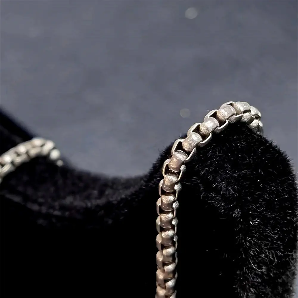 500/550mm Titanium Alloy Short Chain Necklace Chain Men Trendy Chain Ultra-light Outdoor Small Tool