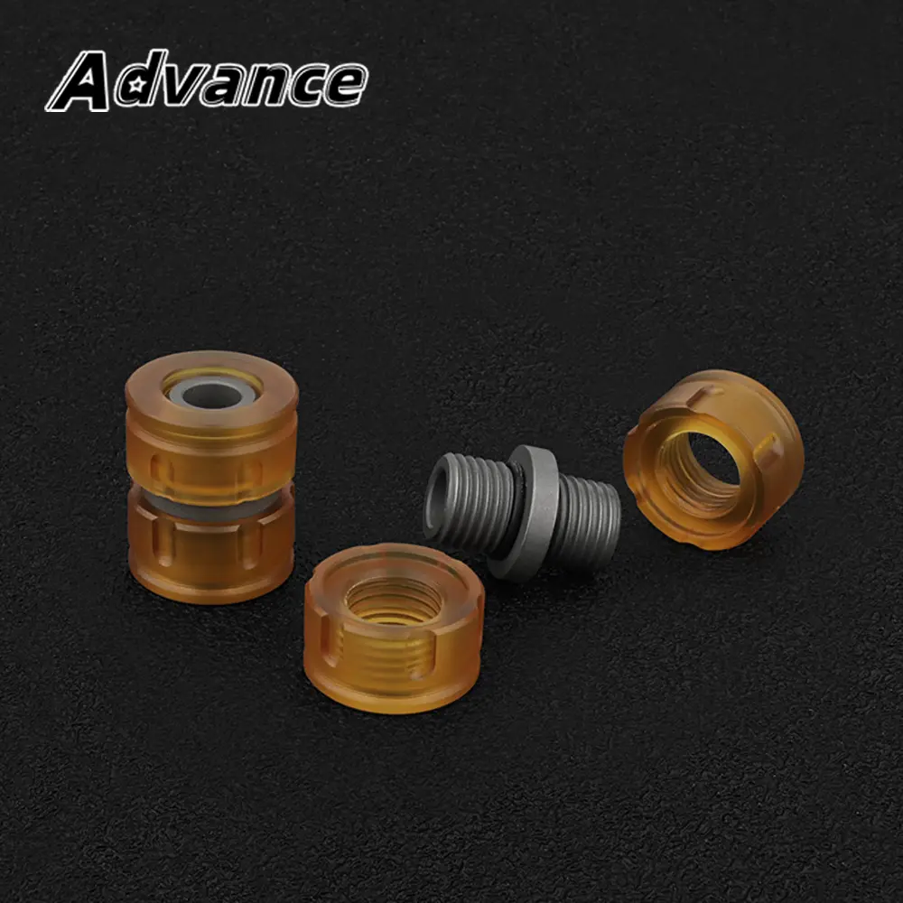 Amber PEI Rope Pendant Bead DIY Keychain Accessories Titanium Alloy Paracord Bead