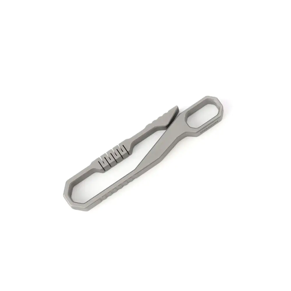 Titanium Belt Buckle Titanium Alloy Clip Pocket Tools Keychain Holder EDC Tool For Outdoor Camping