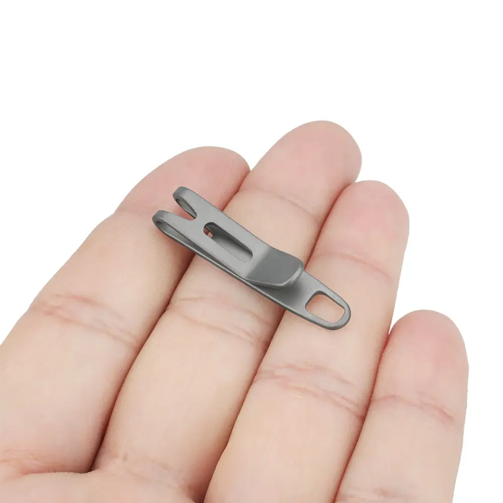 5pcs/3pcs Wholesale Titanium Clasp Key Chain Accessories Outdoor EDC Tool Titanium Buckle Hook