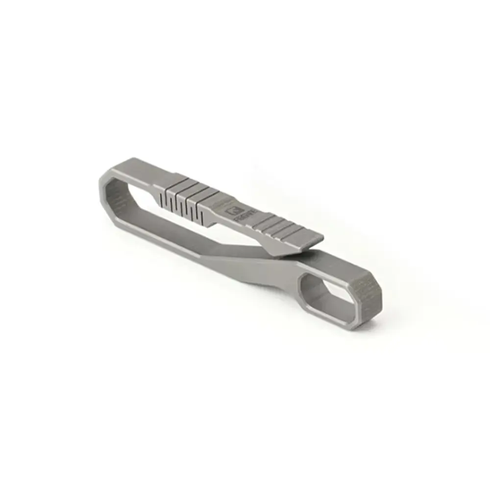 Titanium Belt Buckle Titanium Alloy Clip Pocket Tools Keychain Holder EDC Tool For Outdoor Camping