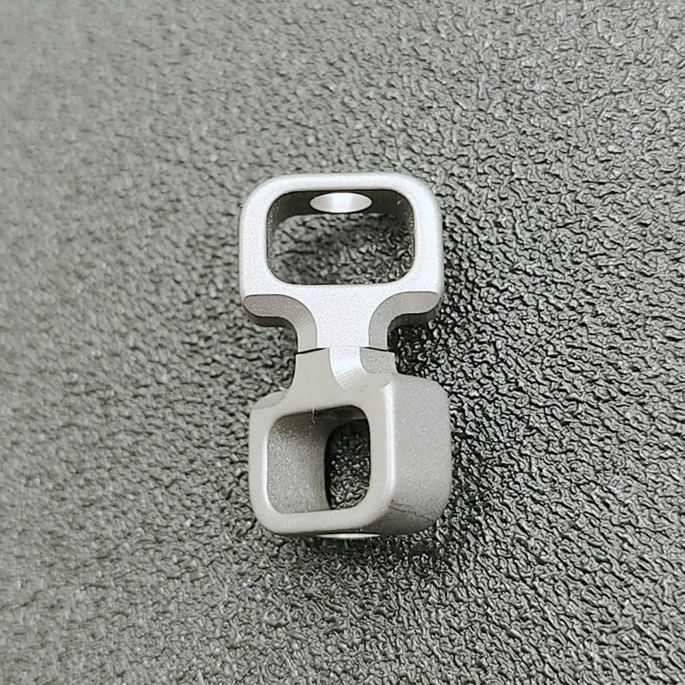 Mini Titanium Alloy Rotating Keychain EDC Tool DIY Multifunctional Outdoor Car Keyring